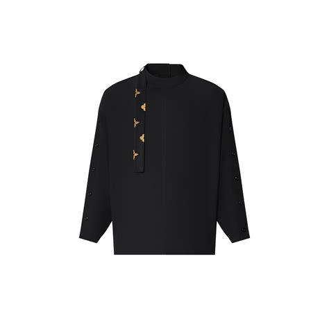 louis vuitton blouse boef|Monogram Lavaliere Button Sleeve Blouse .